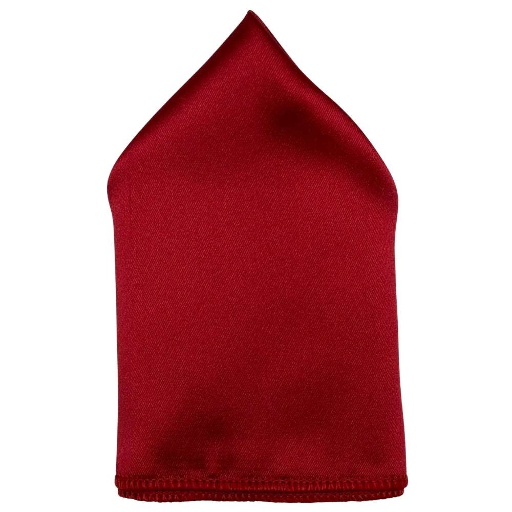 Red Pocket Square for Men