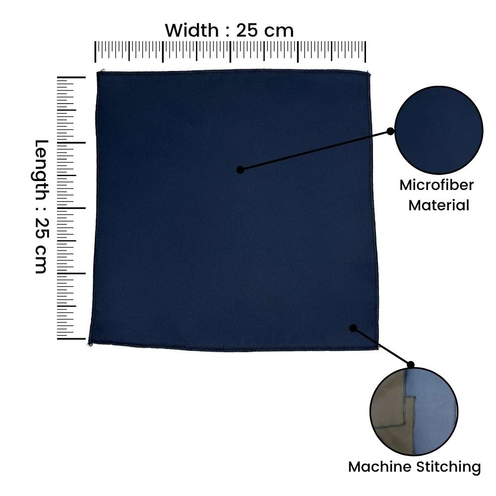 Blue Pocket Square for Men
