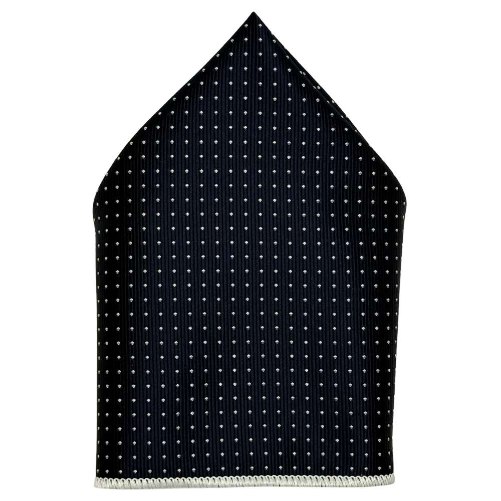 Blue Polka Dot Pocket Square for Men