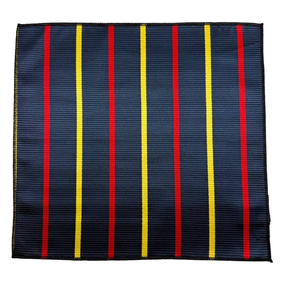 Blue Geometric Pocket Square for Men