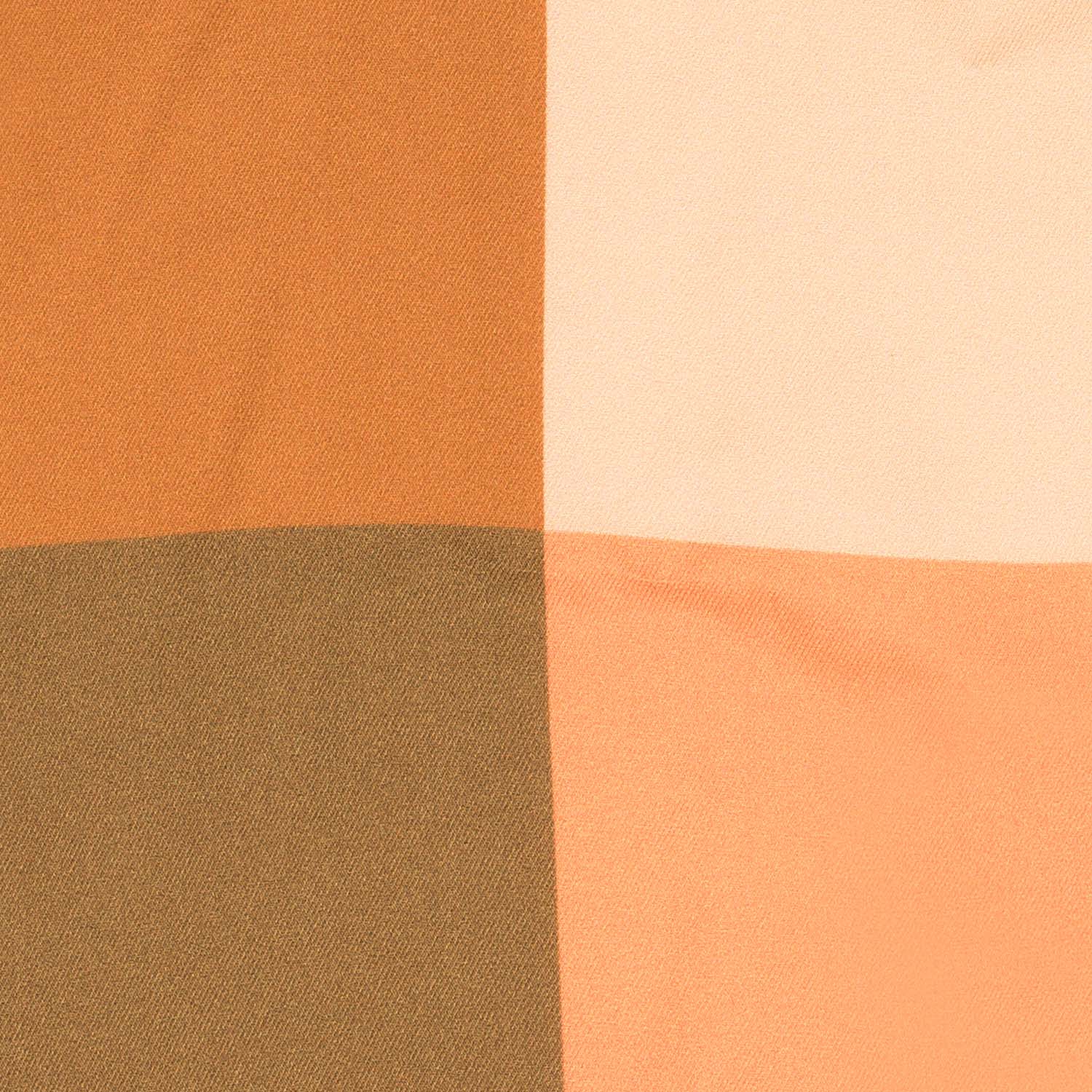 Orange Italian Silk Pocket Square for Men