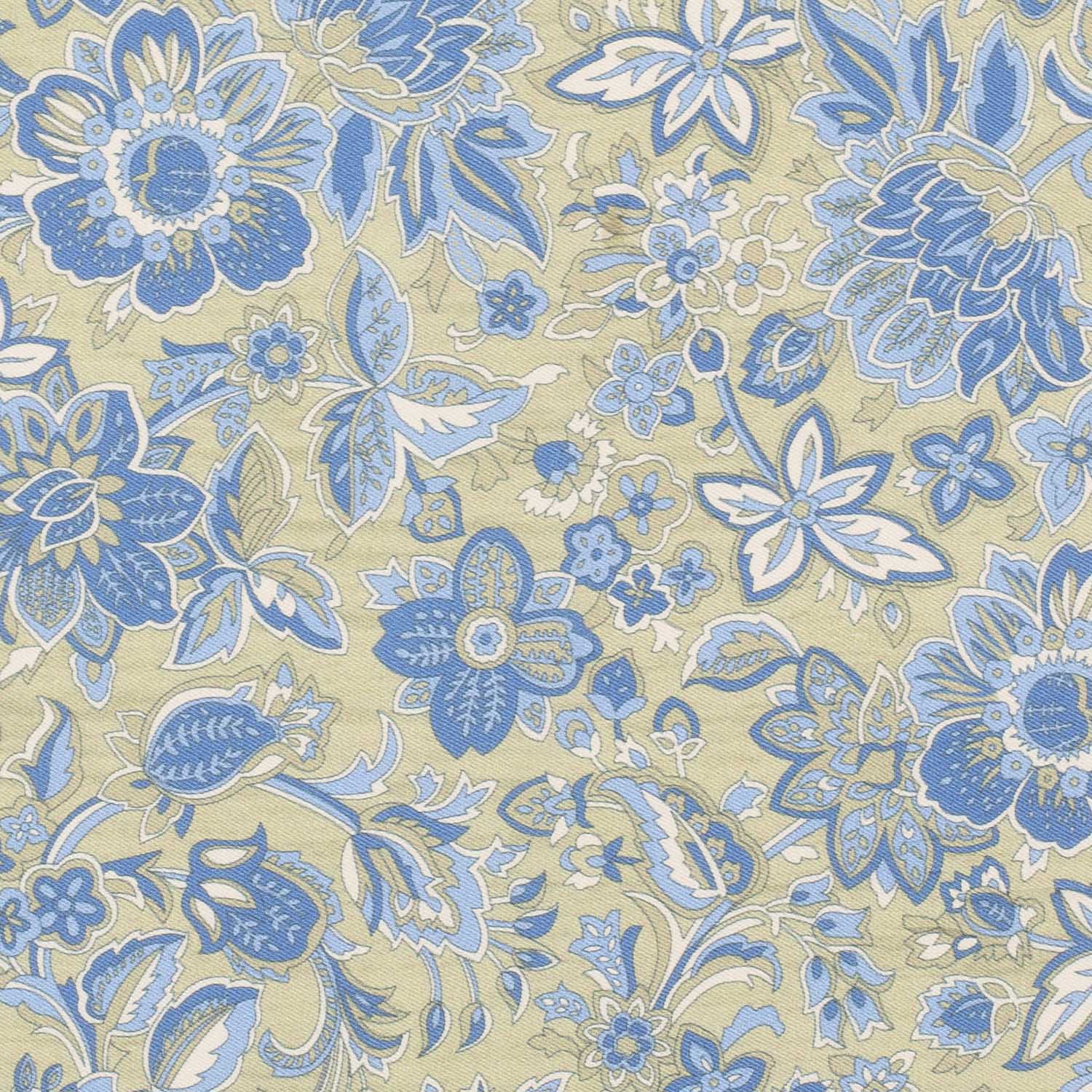 Green Floral Italian Silk Pocket Square for Men