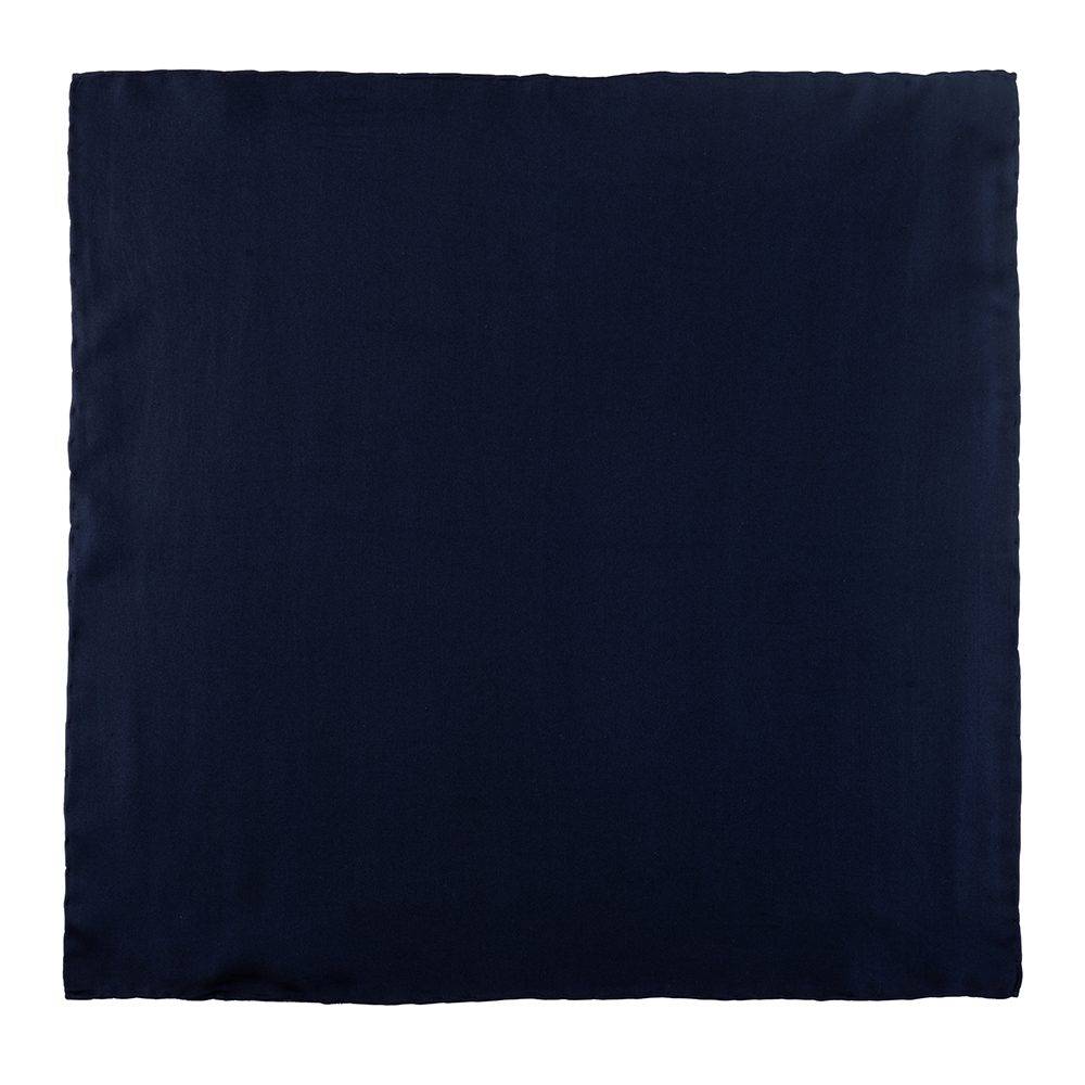 Blue Italian Silk Pocket Square for Men