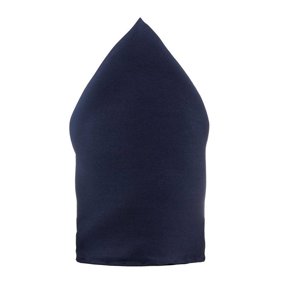 Blue Italian Silk Pocket Square for Men