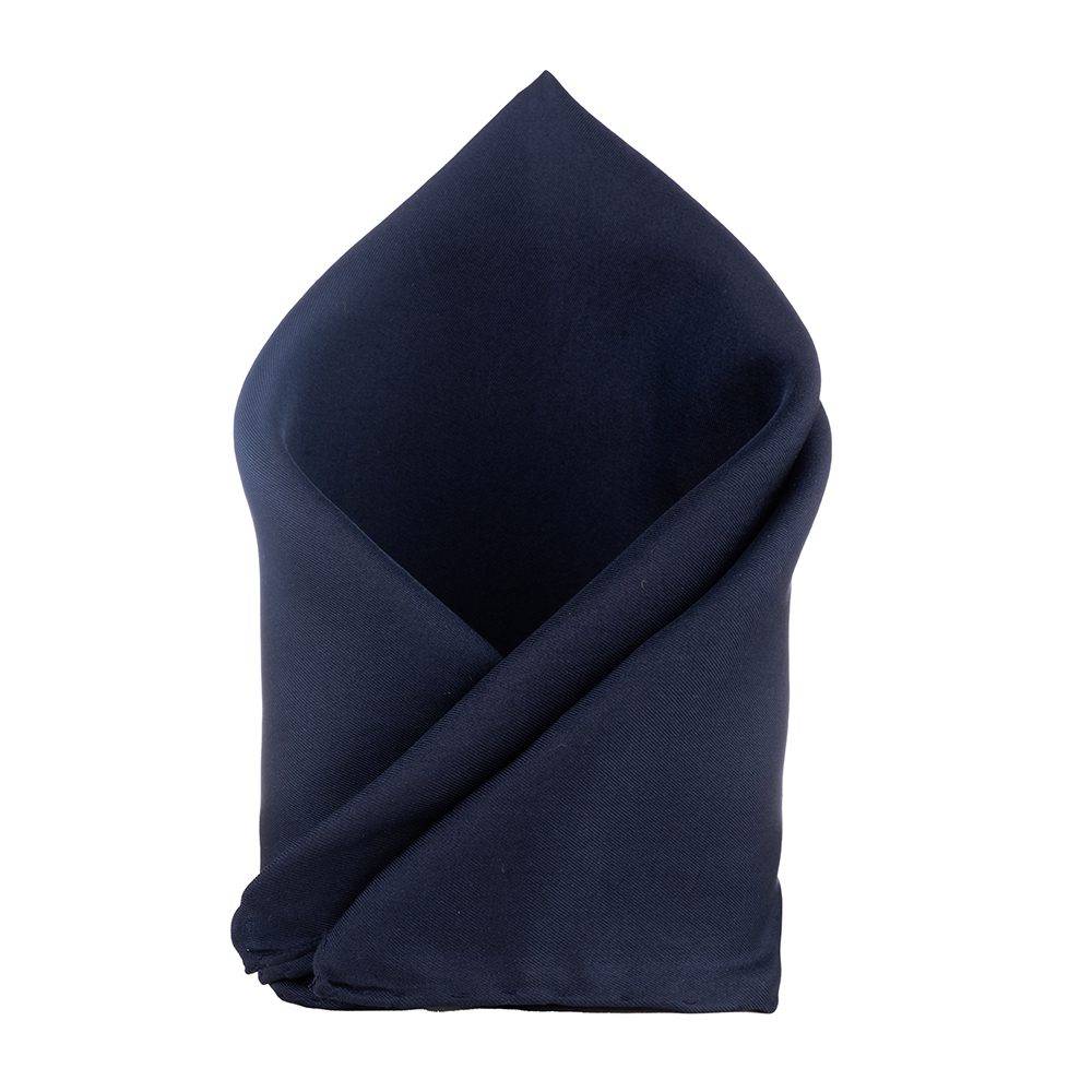 Blue Italian Silk Pocket Square for Men
