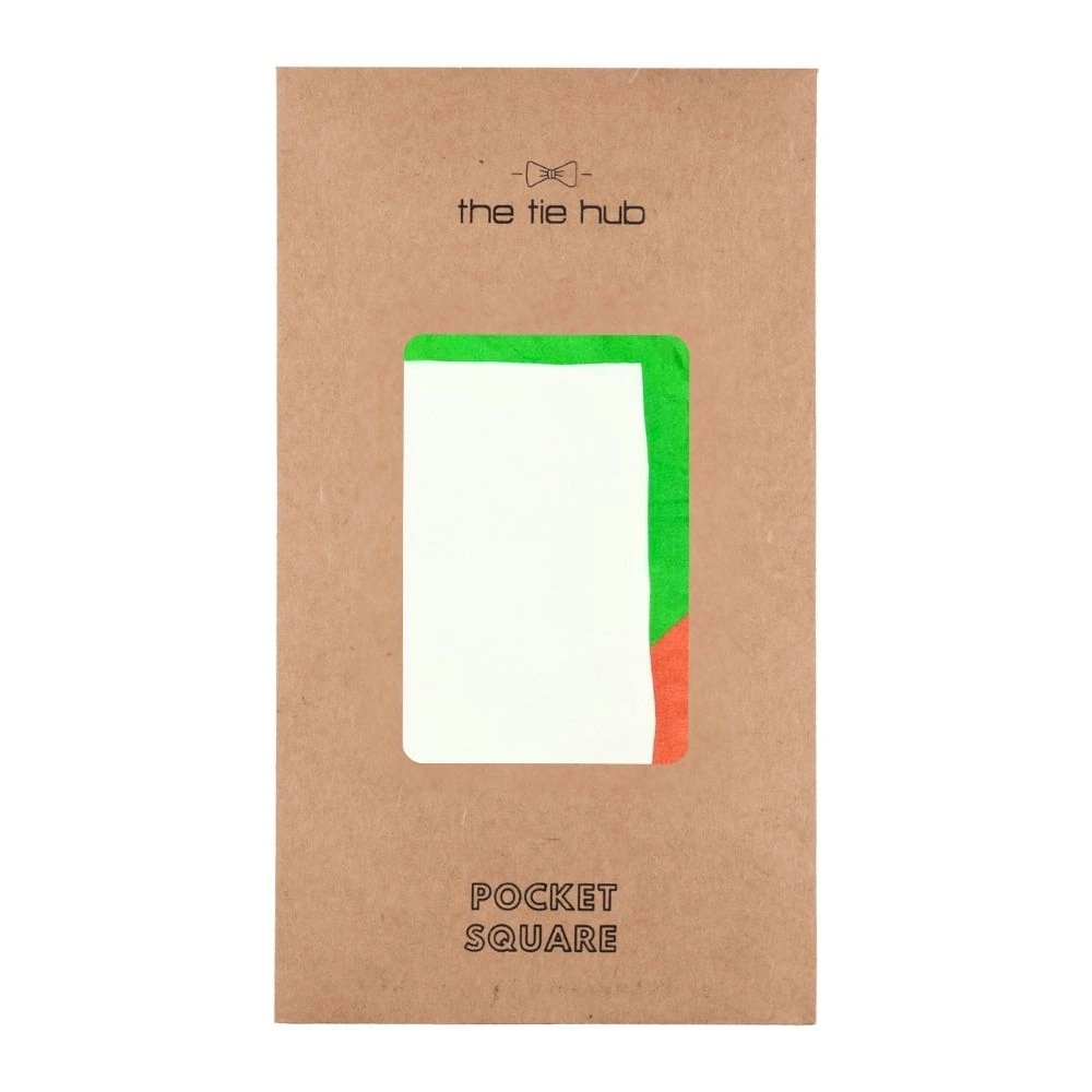 Multicolor Italian Silk Pocket Square for Men