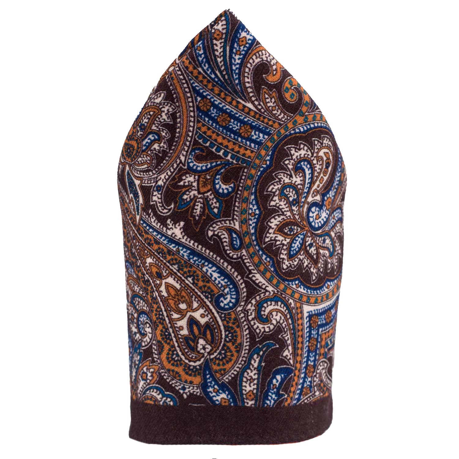 Multicolor Paisley Pocket Square for Men