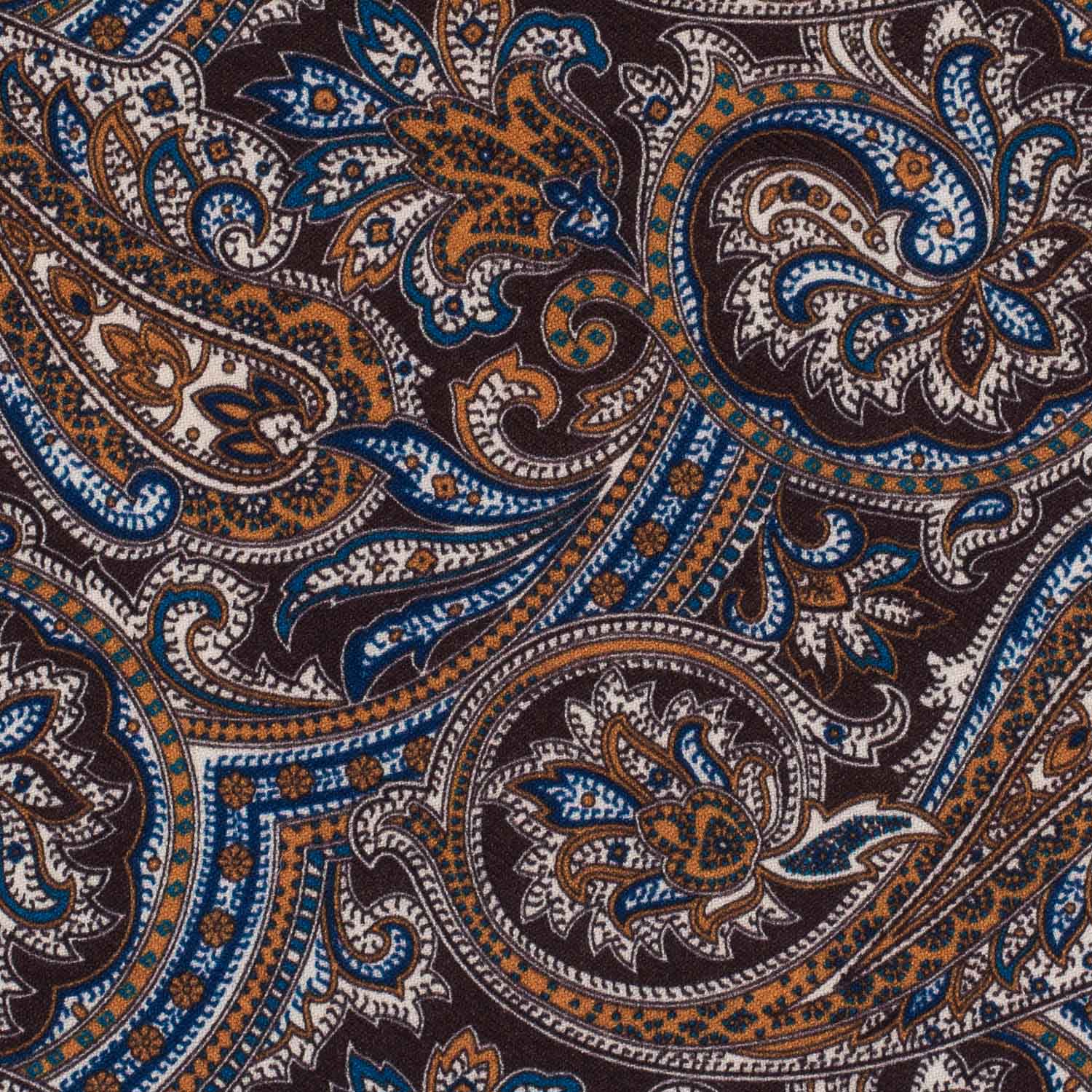 Multicolor Paisley Pocket Square for Men