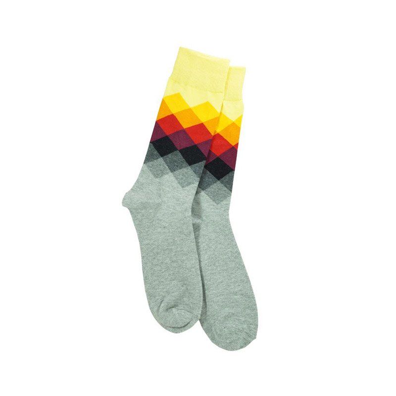 Multi Crew Length Socks for Men