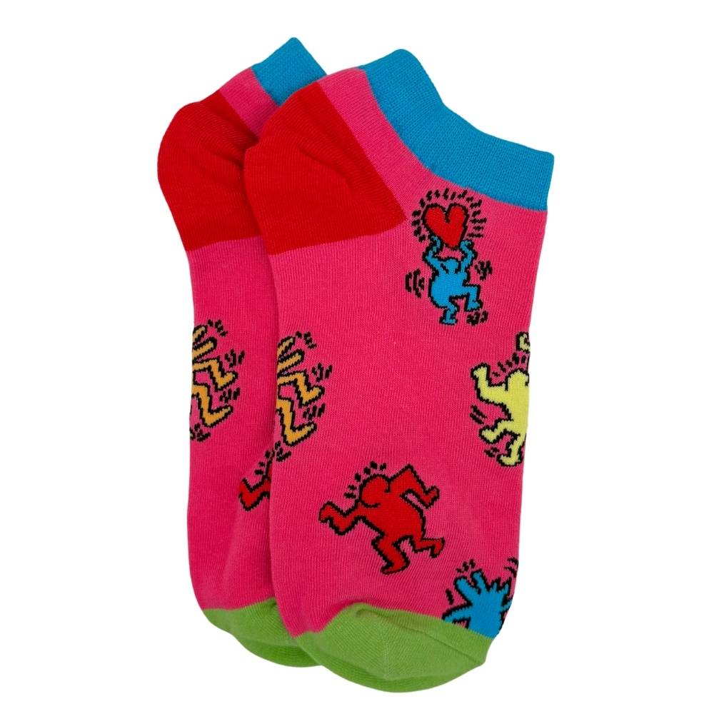 Pink Ankle Length Socks for Men