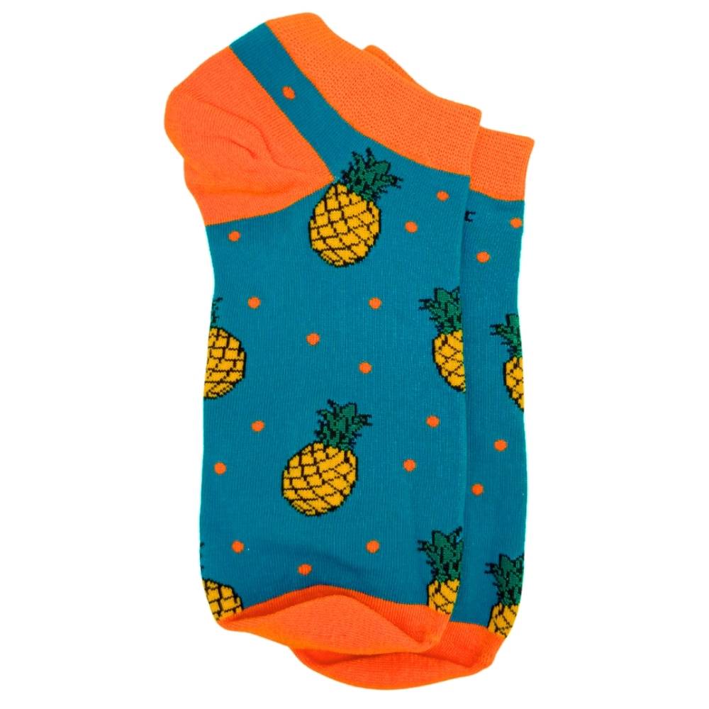 Teal Ankle Length Socks for Men