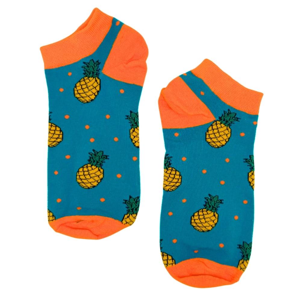 Teal Ankle Length Socks for Men