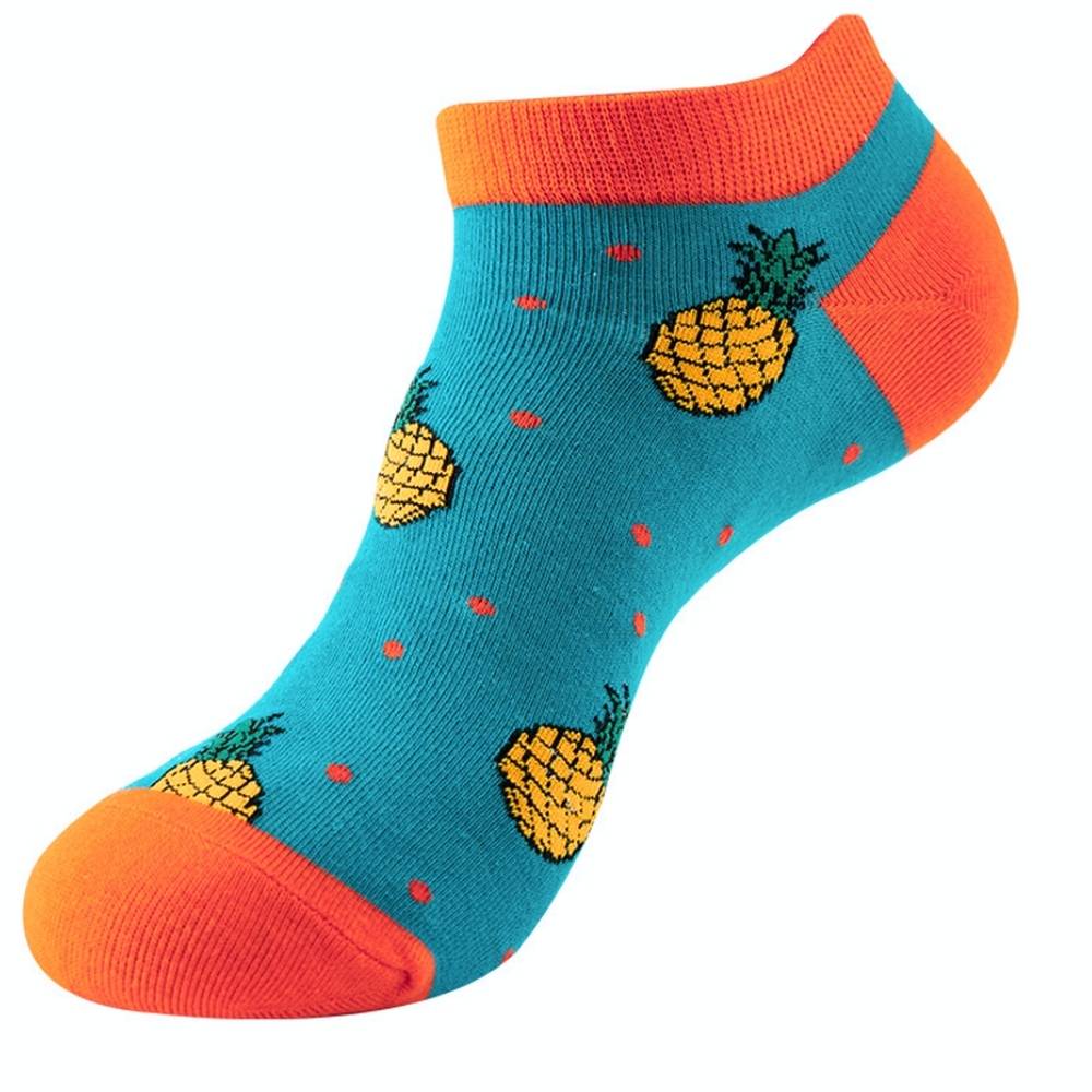 Teal Ankle Length Socks for Men