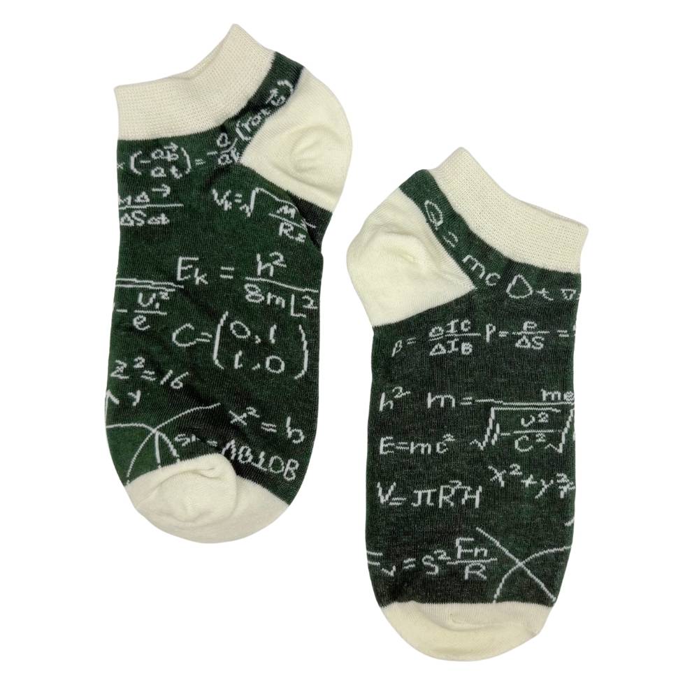 Green Ankle Length Socks for Men