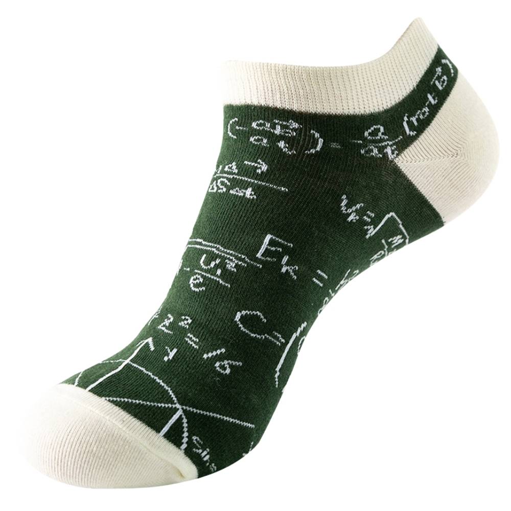 Green Ankle Length Socks for Men