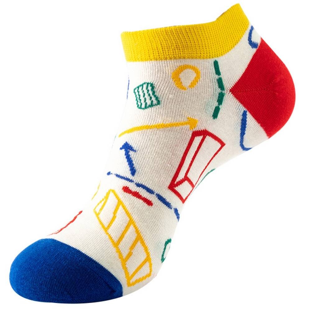 White Ankle Length Socks for Men