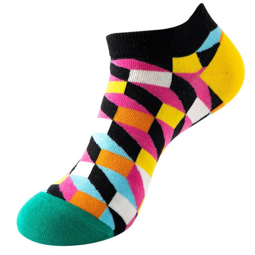 Multicolor Ankle Length Socks for Men