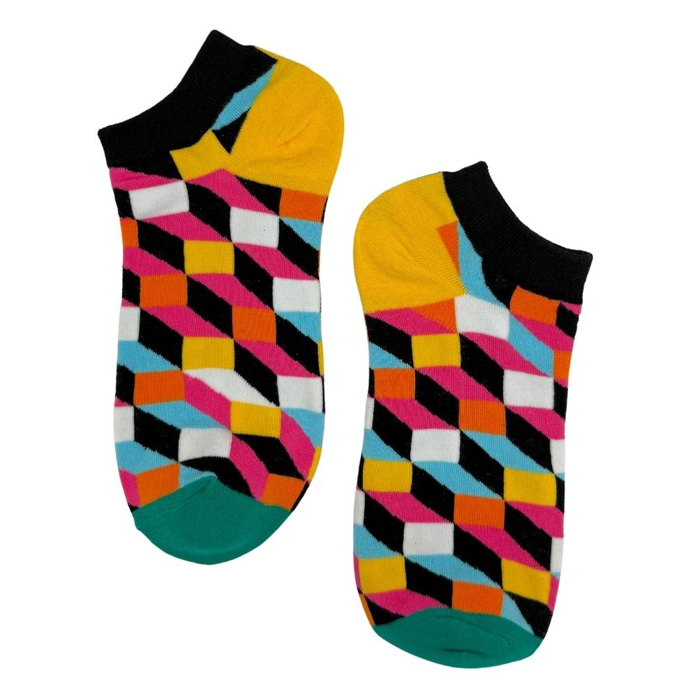 Multicolor Ankle Length Socks for Men