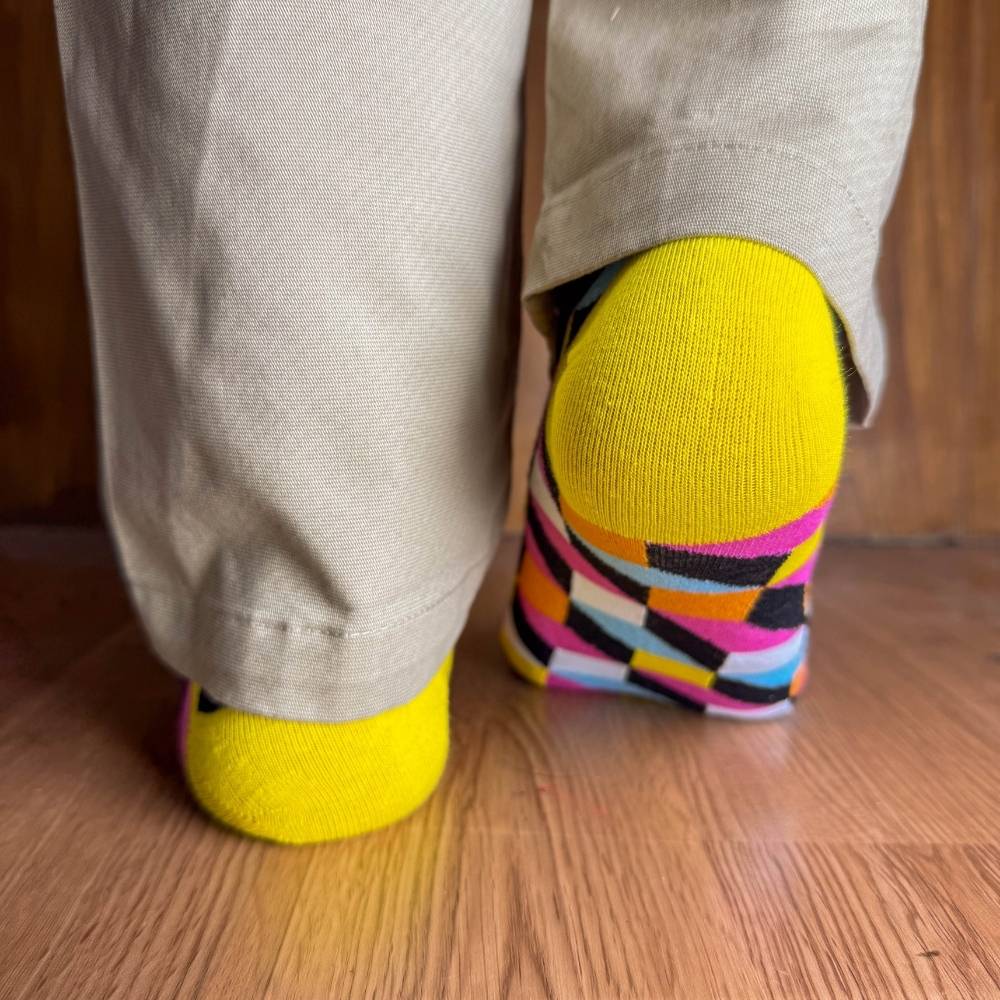 Multicolor Ankle Length Socks for Men