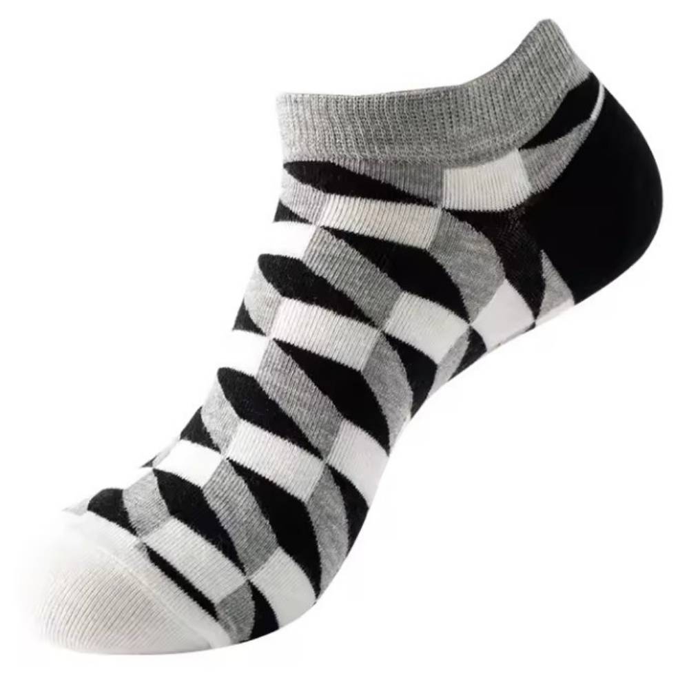 Multicolor Ankle Length Socks for Men