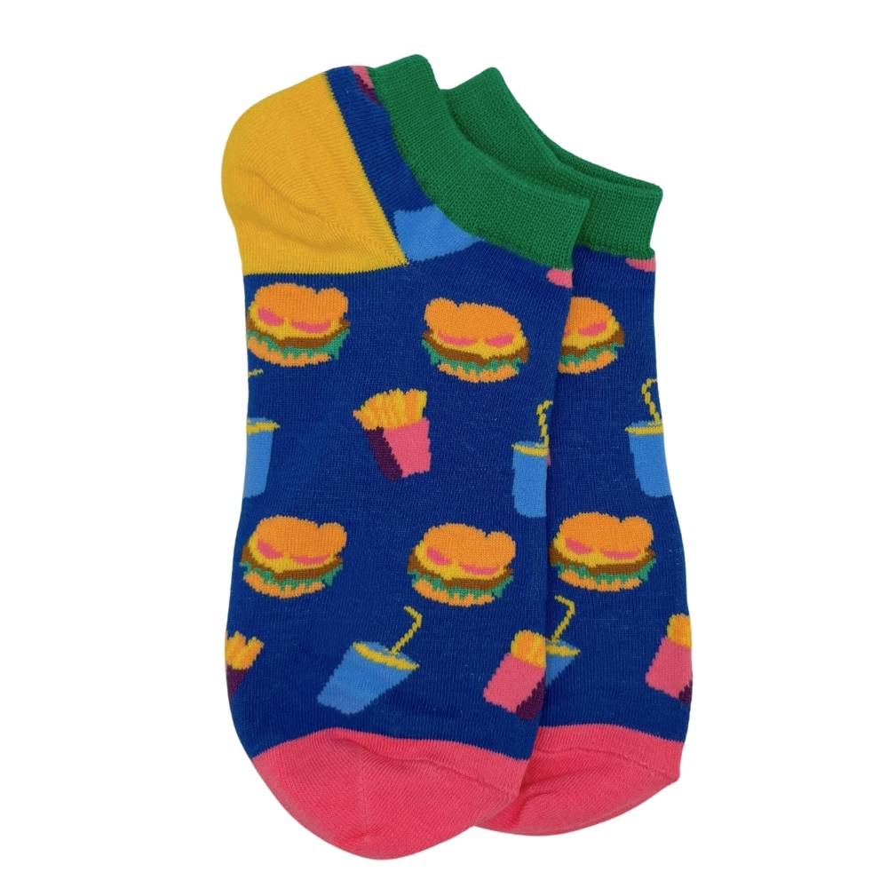 Blue Ankle Length Socks for Men