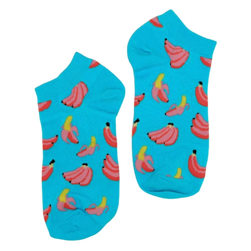 Blue Ankle Length Socks for Men