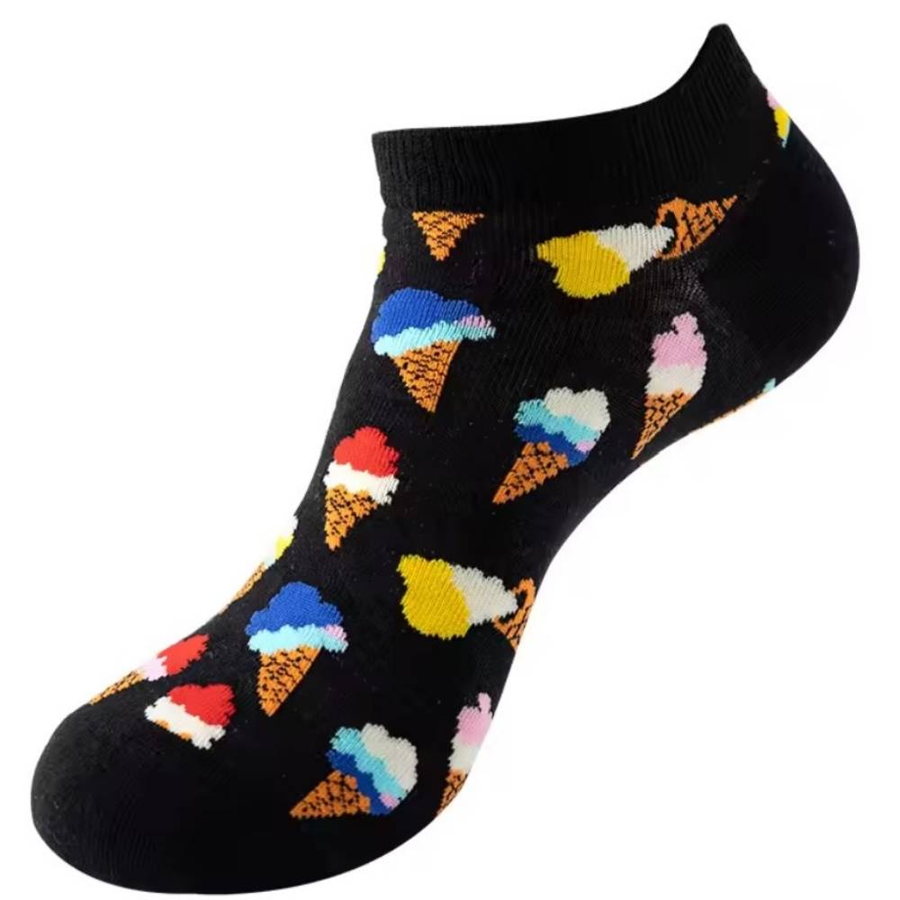 Black Ankle Length Socks for Men