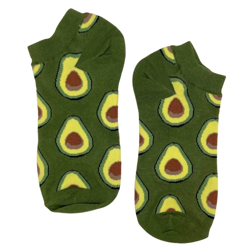 Green Ankle Length Socks for Men