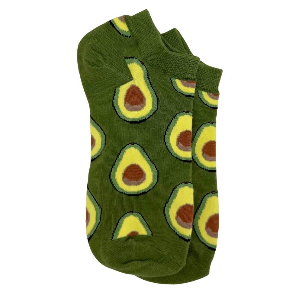 Green Ankle Length Socks for Men