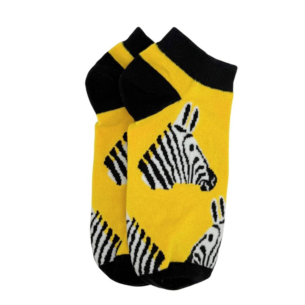 Yellow Ankle Length Socks for Men