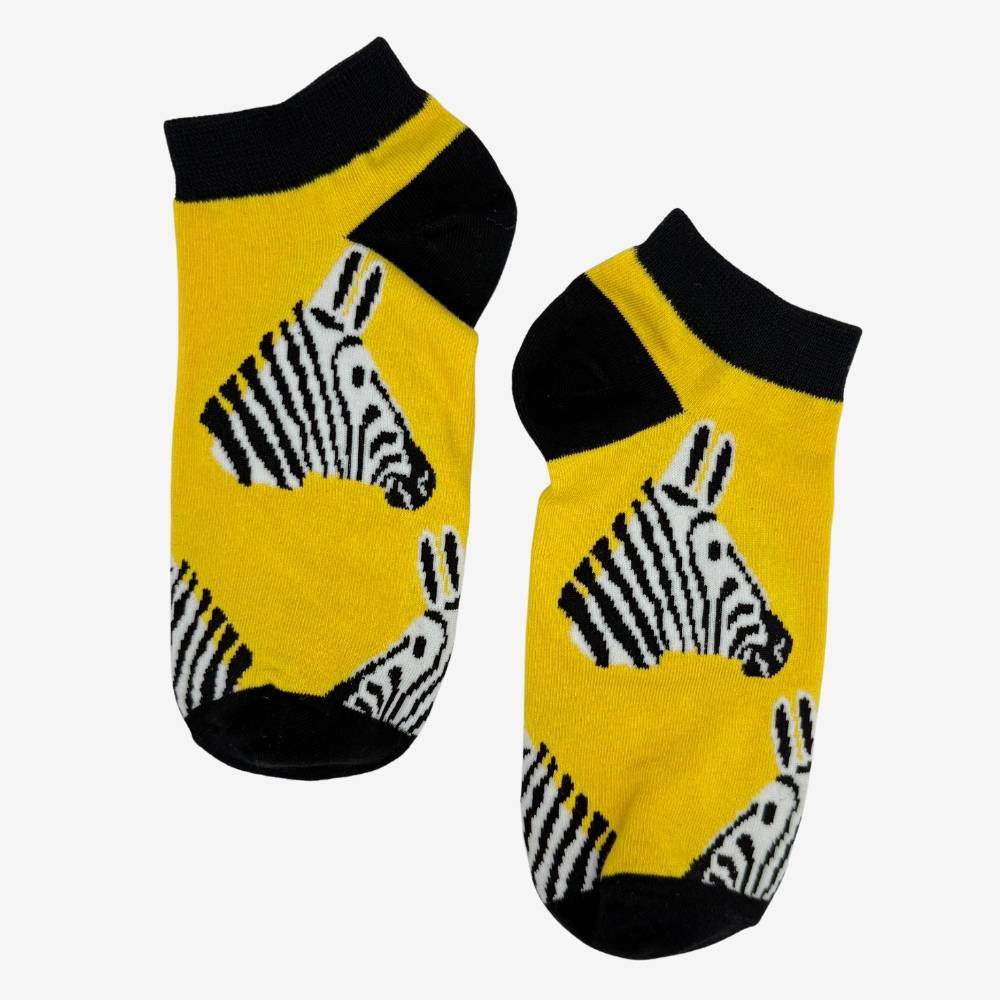 Yellow Ankle Length Socks for Men