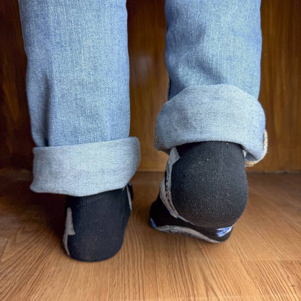 Black Ankle Length Socks for Men