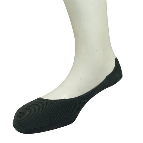 Grey No Show Loafer Socks for Men