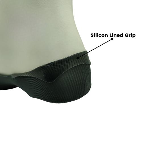 Grey No Show Loafer Socks for Men