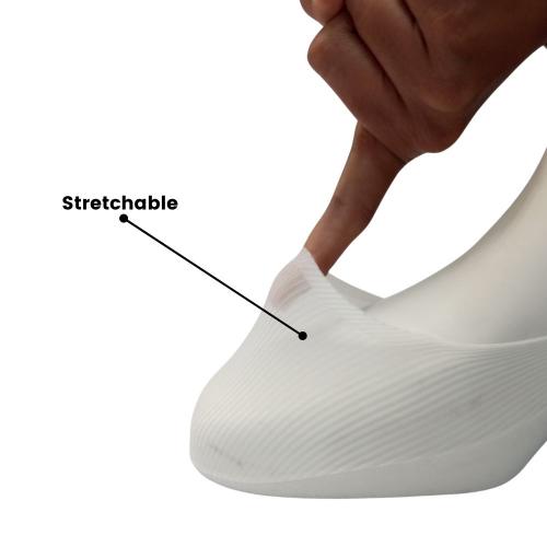 White No Show Loafer Socks for Men