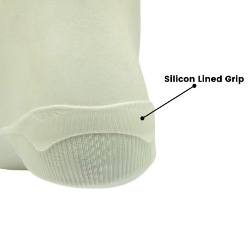 White No Show Loafer Socks for Men