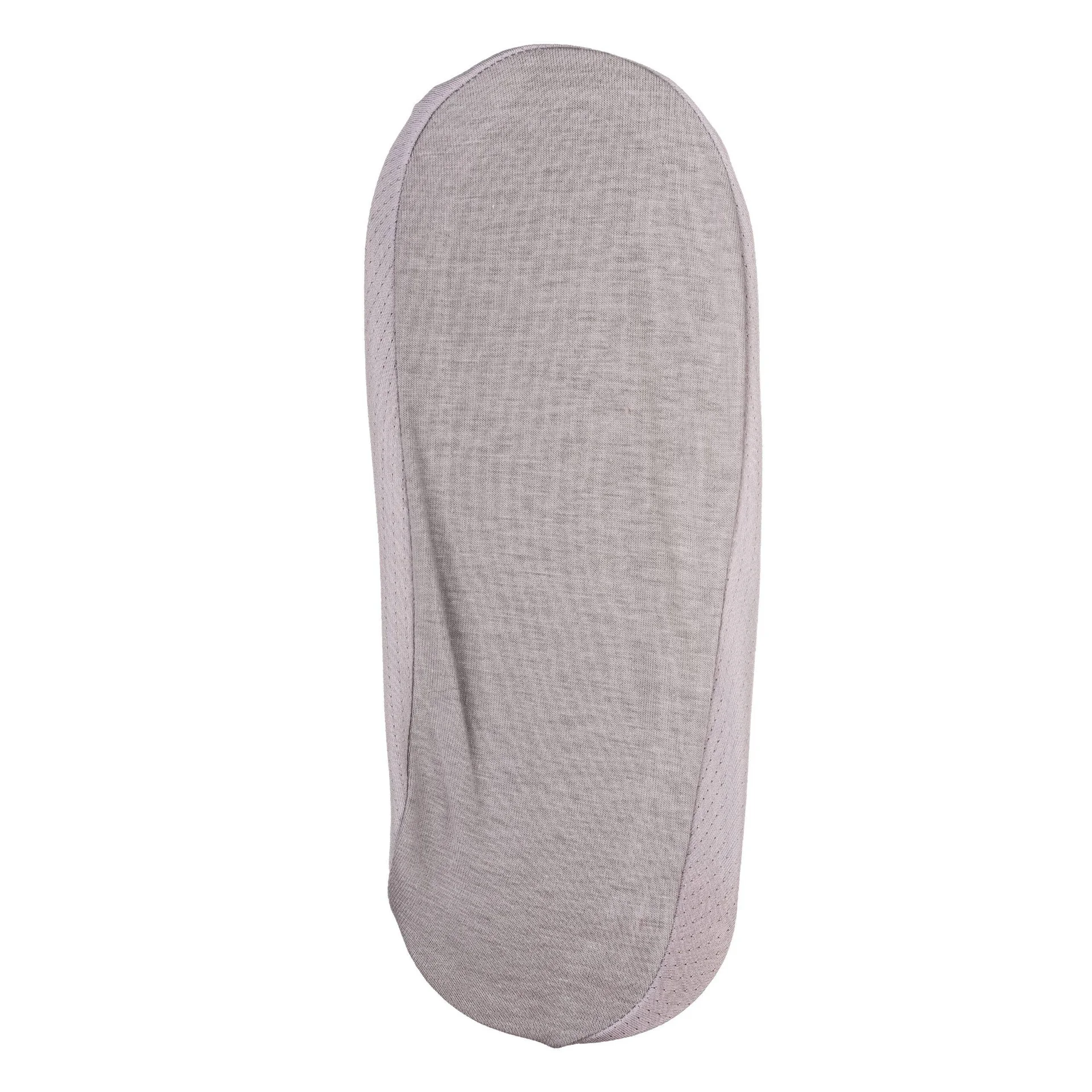 Grey No Show Loafer Socks for Men
