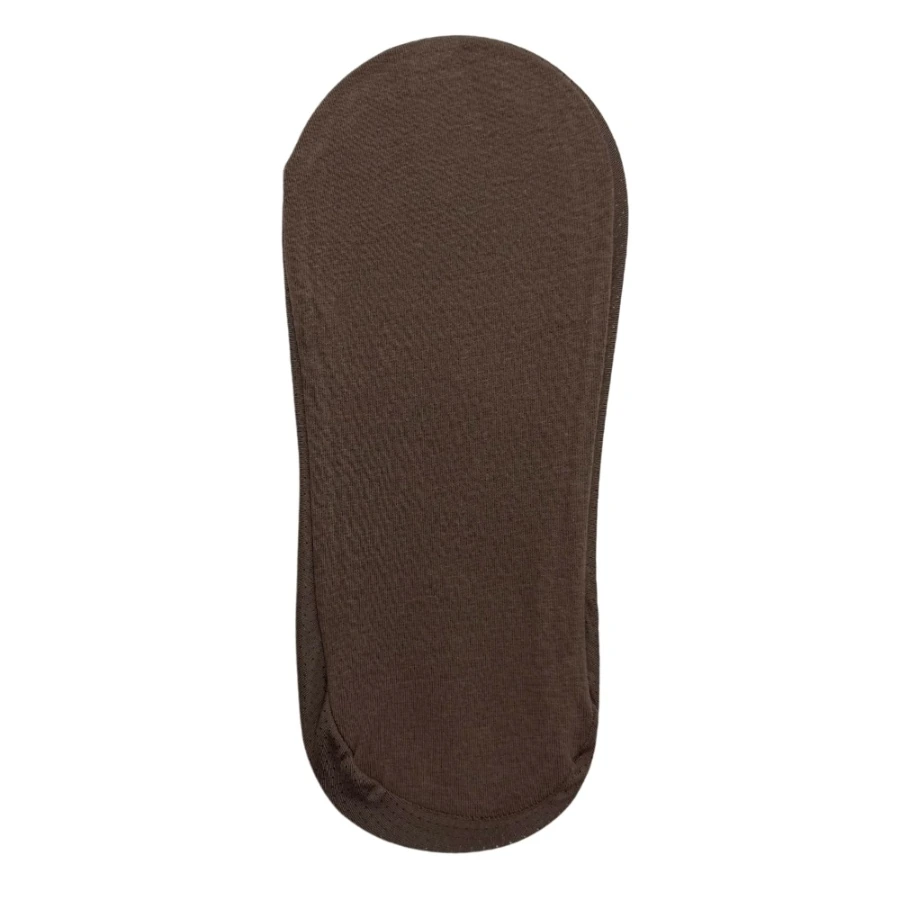 Brown No Show Loafer Socks for Men