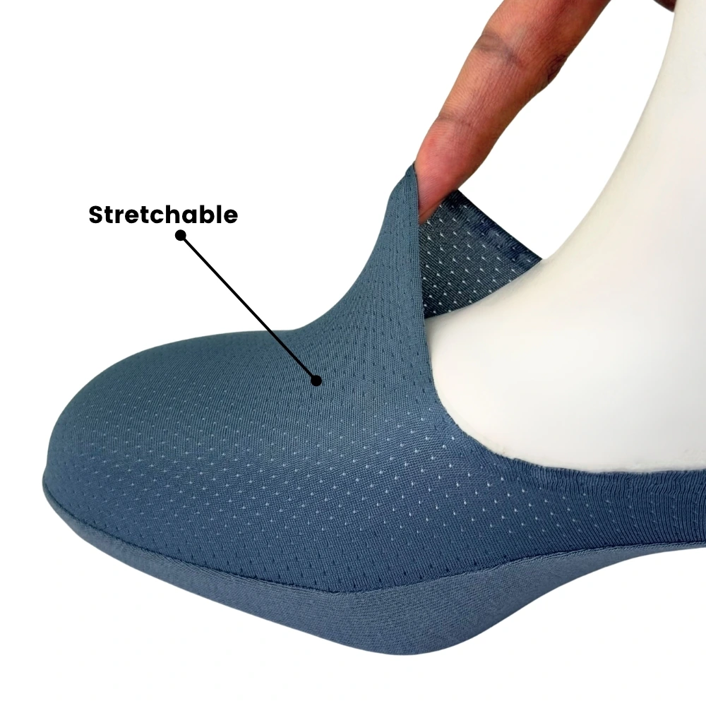 Blue No Show Loafer Socks for Men