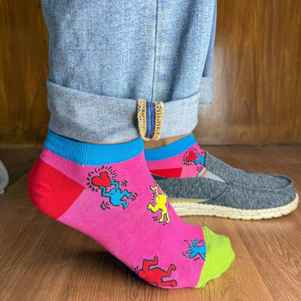 Multicolor Ankle Length Socks Pack of 3 for Men