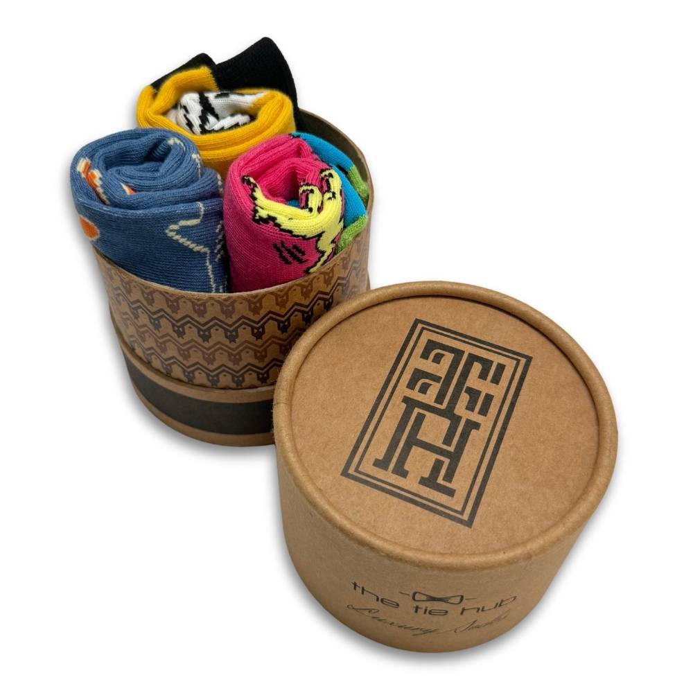 Multicolor Ankle Length Socks Pack of 3 for Men