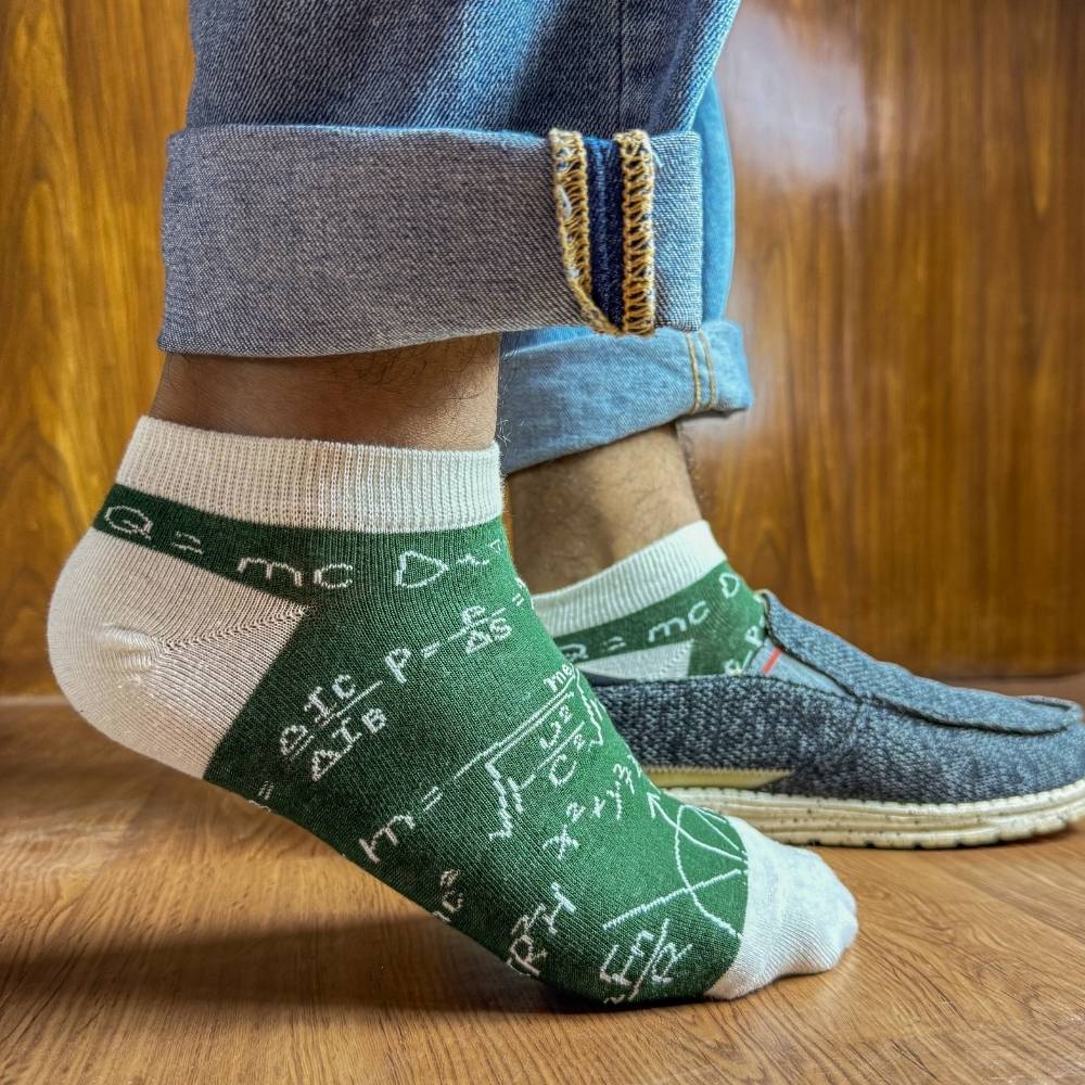 Multicolor Ankle Length Socks Pack of 3 for Men