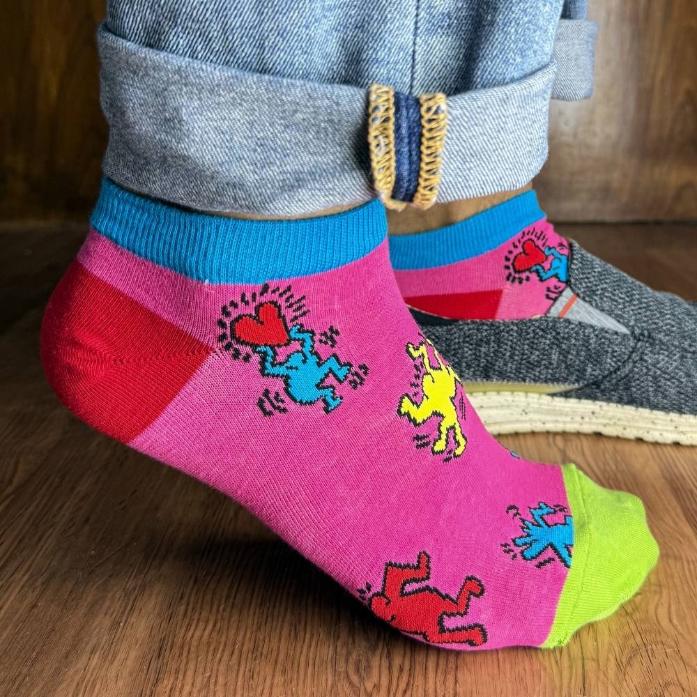 Multicolor Ankle Length Socks Pack of 3 for Men