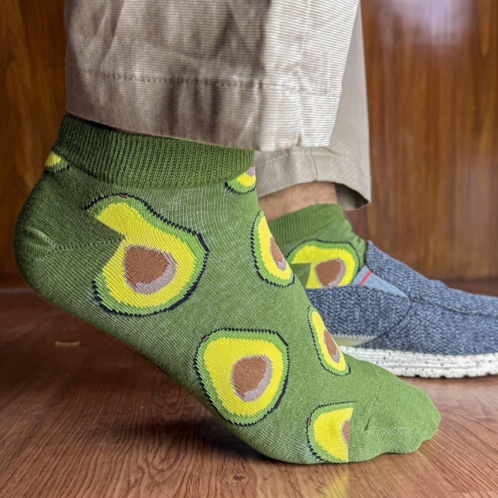Multicolor Ankle Length Socks Pack of 3 for Men