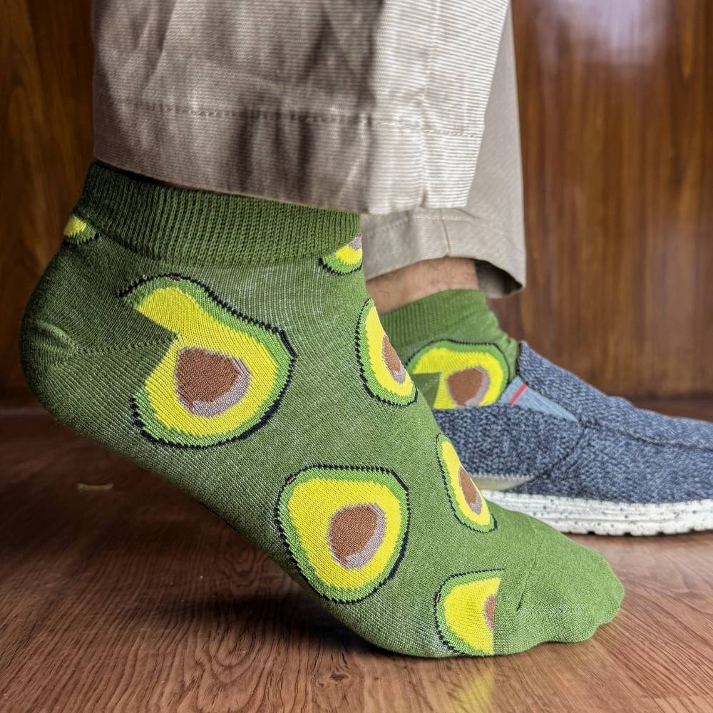 Multicolor Ankle Length Socks Pack of 3 for Men