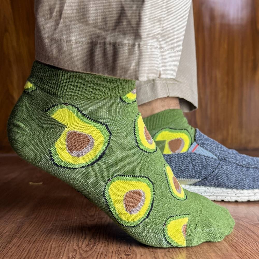 Multicolor Ankle Length Socks Pack of 3 for Men