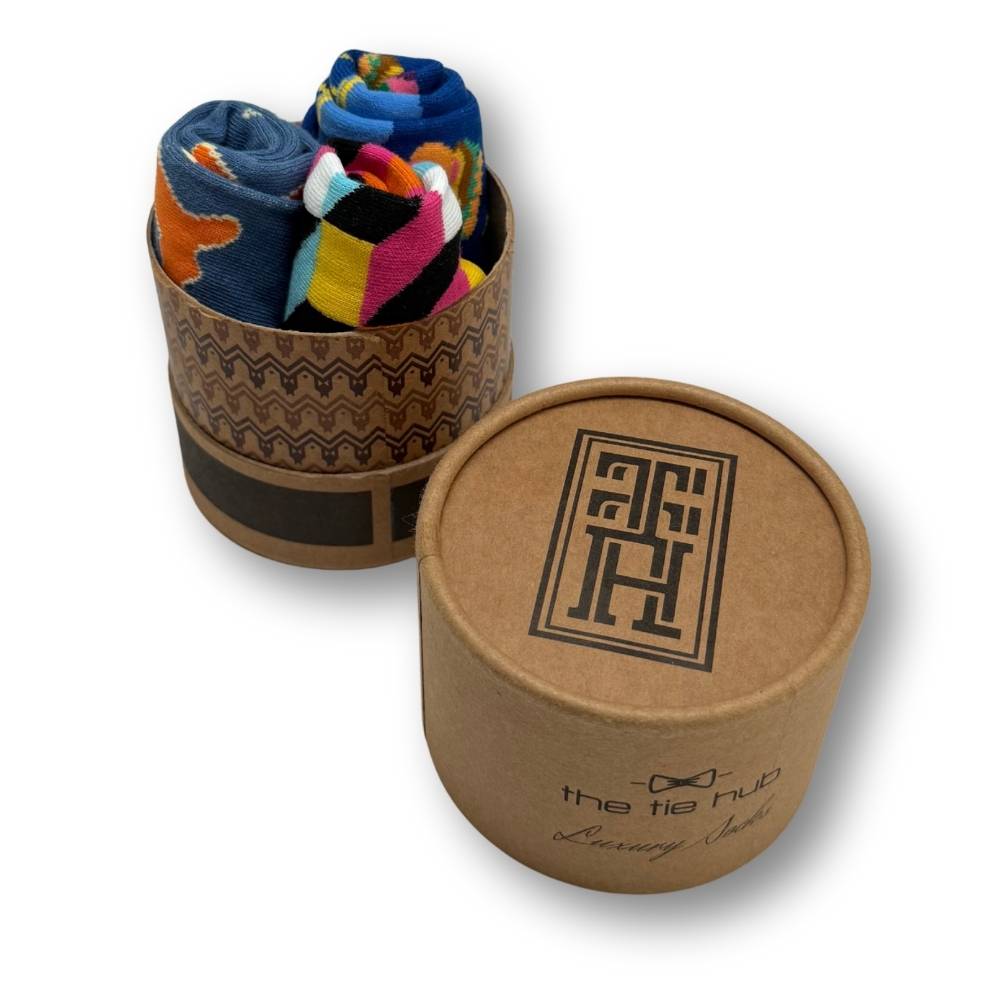 Multicolor Ankle Length Socks Pack of 3 for Men