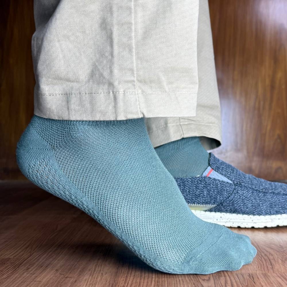 Multicolor Ankle Length Socks Pack of 3 for Men