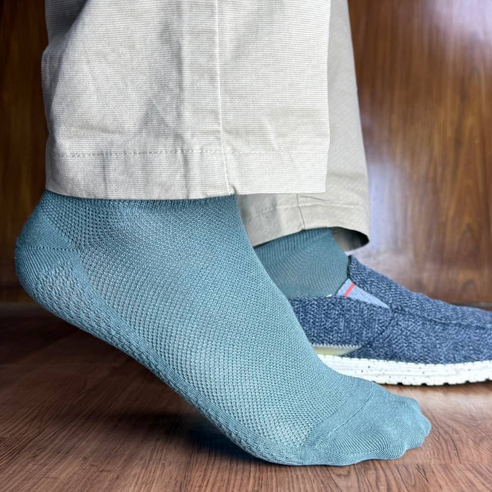 Multicolor Ankle Length Socks Pack of 3 for Men