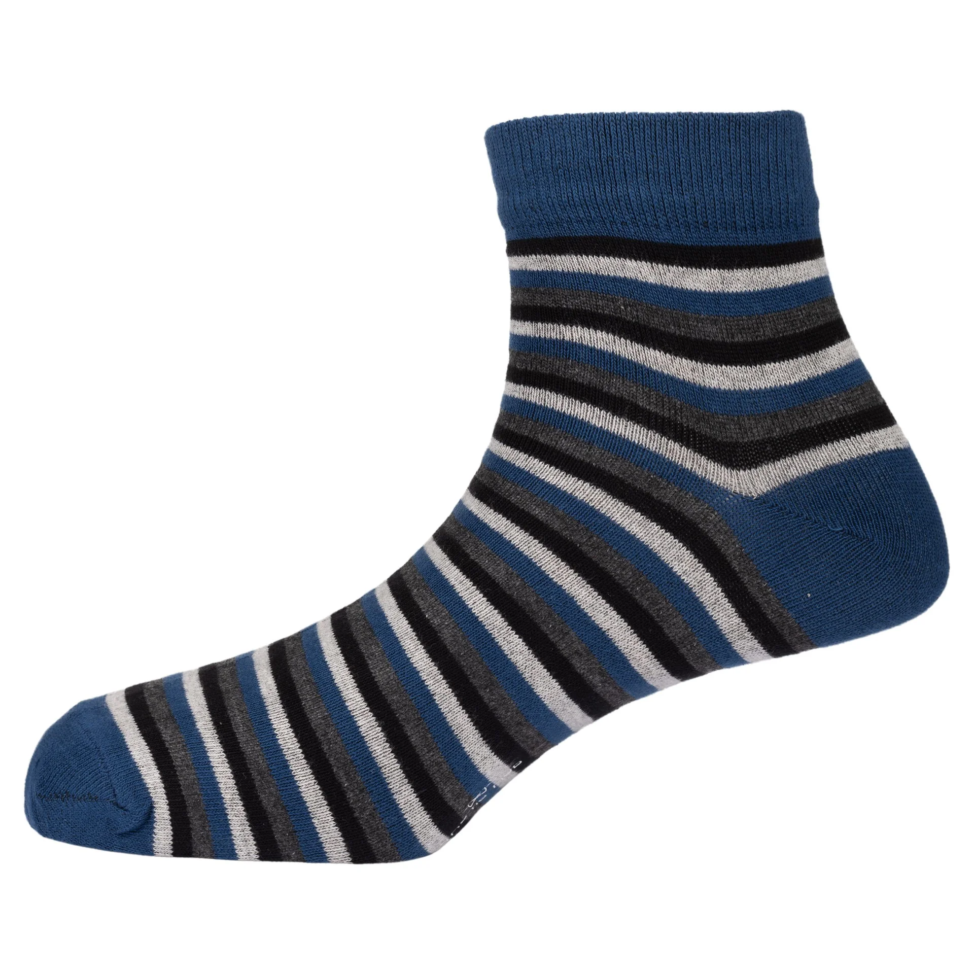 Blue Ankle Length Socks for Men